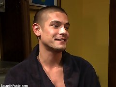 Hung stud Austin Chandler has been bound up against his will for causing a sequence at his neighbor Connor Maguire's mansion party, and the folks aren't done having their way with him. They haul him into Connor's guest room and pinch him down on the bed to fuck his hole. When the guys untruss his palms to service their peckers, Austin makes a run for the door. The guys gang up on him and drag him back to the sofa, each of them holding him down as Connor penalizes him with his penis. Austin's testicles suffer some Cock And Ball Torture as weights are added to his nutsack to give him a good stretch as he crawls around sucking bone. They plow his rump from behind, his weights swaying back and forth as they drape from his ballsack. On the sofa, the guys gang fuck his butt some more before giving the hung stud a bukkake to the face. They then milk Austin's guts and wank his monstrous man rod off till he blows his load all over his stomach. Hung stud Austin Chandler has been bound up against his will for causing a sequence at his neighbor Connor Maguire's mansion party, and the folks aren't done having their way with him. They haul him into Connor's guest room and pinch him down on the bed to fuck his hole. When the guys untruss his palms to service their peckers, Austin makes a run for the door. The guys gang up on him and drag him back to the sofa, each of them holding him down as Connor penalizes him with his penis. Austin's testicles suffer some Cock And Ball Torture as weights are added to his nutsack to give him a good stretch as he crawls around sucking bone. They plow his rump from behind, his weights swaying back and forth as they drape from his ballsack. On the sofa, the guys gang fuck his butt some more before giving the hung stud a bukkake to the face. They then milk Austin's guts and wank his monstrous man rod off till he blows his load all over his stomach.