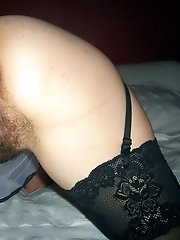 Bitch with perfect tits and nipples and a lovely hairy pussy series