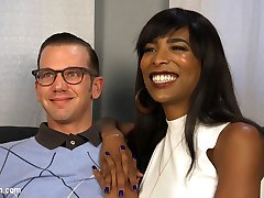 Will Havoc dreams of fucking a beautiful black woman, and finally gets his chance when his wife Cherry Torn sets him up with her gorgeous friend Natassia Dreams! Will can hardly contain himself waiting for the sexy lady Dreams to come over and fulfill every one of his dreams! As soon as she arrives, Will stammers and stutters, trying to explain to her how beautiful he thinks she is. But Natassia has heard it before! She tears this white boy virgin to shreds, fucking him deep and fast in his slutty asshole and choking him until he drools on her divine, sexy black cock! Will Havoc dreams of fucking a beautiful black woman, and finally gets his chance when his wife Cherry Torn sets him up with her gorgeous friend Natassia Dreams! Will can hardly contain himself waiting for the sexy lady Dreams to come over and fulfill every one of his dreams! As soon as she arrives, Will stammers and stutters, trying to explain to her how beautiful he thinks she is. But Natassia has heard it before! She tears this white boy virgin to shreds, fucking him deep and fast in his slutty asshole and choking him until he drools on her divine, sexy black cock!