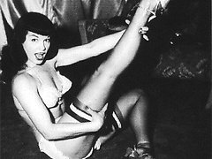 Betty Page showing it all