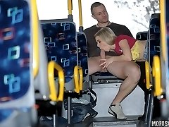 I filmed this crazy couple who are top of line exhibitionists. This couple got on the bus and...