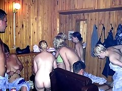 Shaved pussy in the sauna gallery