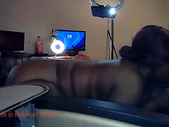 Thot in Texas - Wobbly Dark-hued Milf Backshots