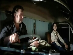 Antique porn movie with a hot babe bonked in a van