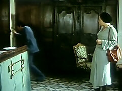 Cute mouth-watering French blonde nymph sensually licks the tip of the dick