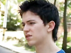 Sizzling muscle fucks handsome twink