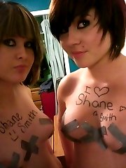 Just real emo girls having sex