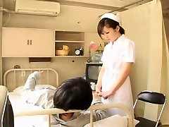 Virginal looking Japanese naughty nurse screwed rock hard