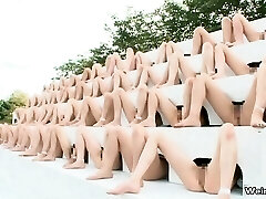 Heap of horny and naked Asian girls Heap of horny and naked Asian girls