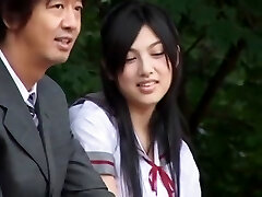 Best Japanese woman Saori Hara in Amazing College/Gakuseifuku, Outdoor JAV scene
