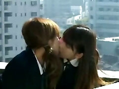 Japanese Girls tongue kissing