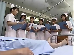 Super-sexy Asian woman Kaho Kasumi, Sasa Handa, Meguru Kosaka in Horny Nurse, Handjobs JAV video
