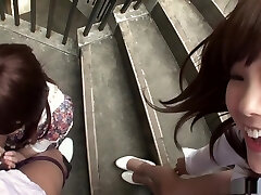 Rimu Endo trains Ueno Misaki few tricks