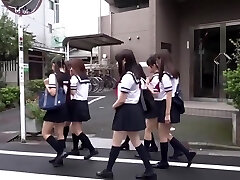 Nipponese Sinful Schoolgirls Upskirt Fetish In Crazy