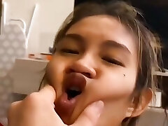 Hard deepthroat and pussy drill Hard deepthroat and pussy drill