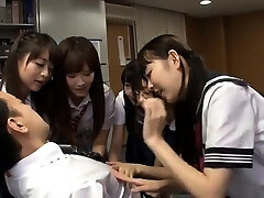 Japanese Blazor Uniform Schoolgirl Getting Her Pussy Plow