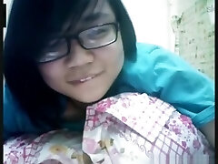 Nerdy chinese girl has cybersex with her bf on skype Nerdy chinese girl has cybersex with her bf on skype