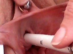 Cervix and Peehole Nailing with Objects Jacking Urethra