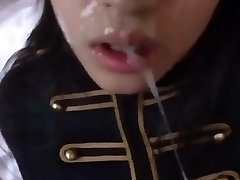 Strong Japanese doll facial cumshot compilation 1.  (Censored)