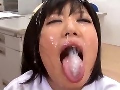 Asian First Day At Work Mass Ejaculation