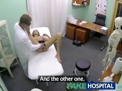 FakeHospital Hot girl with monstrous melons gets doctors treatment before learning she can squirt