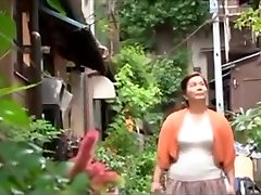 Sexy Japanese young lady enjoys with old
