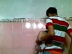 Asian Couple Fucking In School Rest Room