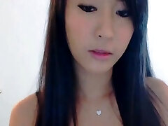 Loveliest Asian Webcam Chick Striptease
