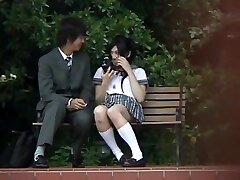 Hottest Japanese slut Saori Hara in Horny College, Outdoor JAV episode