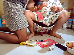 Part 1. Indian StepMom help stepson for trip with his buddies Part 1. Indian StepMom help stepson for trip with his buddies