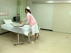Hot Chinese Nurse gets romped at hospital bed by a horny patient!