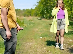 A day in the life of an hindi exhibitionist and a stranger. Huge-chested passer-by gets a mouthhole of jism today. XSanyAny