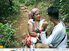 Indian hot XXX webseries hump! Desi Tribal girl drilling with rich teen boy!