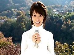 Giddy Chinese newsgirl gets fucked by her colleagues at work