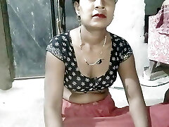 Indian hot bhabhi riding her spouse monstrous cock and fucking hard