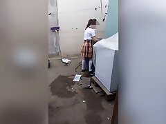 I find my stepdaughter home alone washing her undies, deviant stepdad