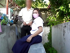Pinay Student and Pinoy Tutor sex in public cemetery Pinay Student and Pinoy Tutor sex in public cemetery