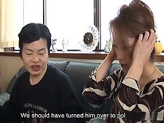 Mature Japanese mother and father share hot fuck-fest
