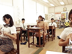 Trailer - MDHS-0009 - Model Super Sexual Lesson School - Midterm Exam - Xu Lei - Best Original Asia Porn Movie