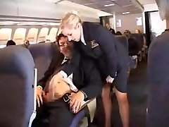 yankee stewardess hand-job part 1