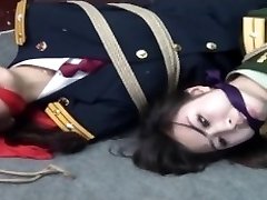 Restrain Bondage game of Japanese officers