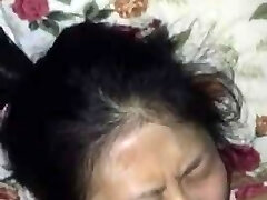 Asian maid facehole fucked