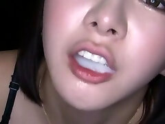 Amazing Japanese whore Hitomi Fujiwara in Kinky Swallow Сum, Threesome JAV vid