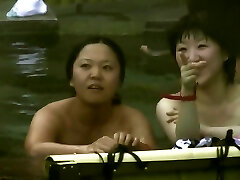It is time to spy on real congenital Japanese tarts bathing and flashing tits