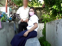 Pinay Student and Pinoy Educator sex in public cemetery