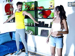 Yoga Teachers wants to have fun some naughty game with his Mind-blowing Girl ( Hindi Audio )