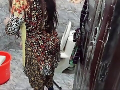 Indian Wife Plumbed In Bathroom By Her Owner With Clear Hindi Audio Dirty Converse