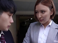 Love Make In Woman Boss Loves Have Fucky-fucky With Young Guy, The First Thing After Work Is Make Love