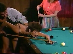 Pool table is big enough to plow two