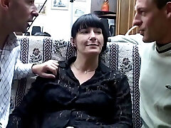 Italian unexperienced having threesome sex with her stepbrother and husband